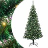 Sapin de Noël artificiel pré-éclairé Vert 240 cm PVC et métal 542240542240