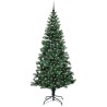 Sapin de Noël artificiel pré-éclairé Vert 240 cm PVC et métal 542243542243