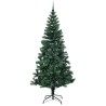 Sapin de Noël artificiel pré-éclairé Vert 240 cm PVC et métal 542243542243