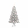 Sapin de Noël avec 150 LED avec support Argent 120 cm PET 542245542245