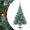 Sapin de Noël artificiel avec 150 LED Vert 150 cm PVC et Acier 542246542246