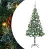 Sapin de Noël artificiel avec 300 LED Vert 180 cm PVC et Acier 542247542247