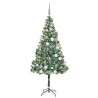 Sapin de Noël artificiel avec 300 LED Vert 180 cm PVC et Acier 542247542247