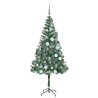 Sapin de Noël artificiel avec 300 LED Vert 180 cm PVC et Acier 542247542247