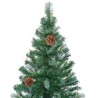Sapin de Noël artificiel avec 300 LED Vert 180 cm PVC et Acier 542257542257
