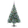 Sapin de Noël artificiel avec 150 LED Vert 150 cm PVC et Acier 542259542259