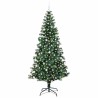 Sapin de Noël artificiel pré-éclairé Vert 240 cm PVC et métal 542261542261