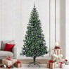 Sapin de Noël artificiel pré-éclairé Vert 240 cm PVC et métal 542262542262