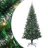 Sapin de Noël artificiel pré-éclairé Vert 240 cm PVC et métal 542262542262