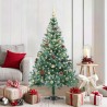 Sapin de Noël artificiel avec 150 LED Vert 150 cm PVC et Acier 542269542269