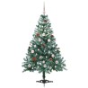 Sapin de Noël artificiel avec 150 LED Vert 150 cm PVC et Acier 542271542271
