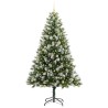 Sapin de Noël artificiel à charnière avec neige en flocons 542274542274