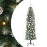 Arbre de Noël artificiel slim avec 300 LED Vert et blanc 180 cm 542286542286