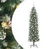 Arbre de Noël artificiel slim avec 300 LED Vert et blanc 180 cm 542287542287