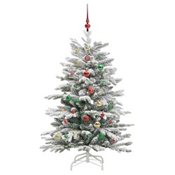 Sapin de Noël Artificiel à Branches Articulées Blanc 150 cm 542298542298
