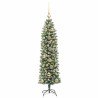 Arbre de Noël artificiel slim avec 150 LED Vert et blanc 150 cm 542300542300