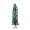 Arbre de Noël artificiel slim avec 300 LED Vert et blanc 210 cm 542305542305