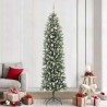 Arbre de Noël artificiel slim avec 300 LED Vert et blanc 240 cm 542308542308