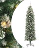 Arbre de Noël artificiel slim avec 300 LED Vert et blanc 240 cm 542308542308