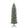 Arbre de Noël artificiel slim avec 300 LED Vert et blanc 240 cm 542308542308