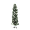 Arbre de Noël artificiel slim avec 300 LED Vert et blanc 240 cm 542309542309