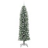 Arbre de Noël artificiel slim avec 300 LED Vert et blanc 240 cm 542309542309