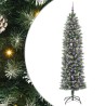 Arbre de Noël artificiel slim avec 300 LED Vert et blanc 240 cm 542310542310
