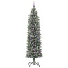 Arbre de Noël artificiel slim avec 300 LED Vert et blanc 240 cm 542310542310