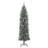 Arbre de Noël artificiel slim avec 300 LED Vert et blanc 240 cm 542310542310