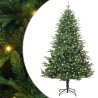 Sapin de Noël artificiel pré-éclairé Vert 180 cm PVC et PE 542311542311