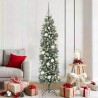 Arbre de Noël artificiel slim avec 300 LED Vert et blanc 180 cm 542319542319