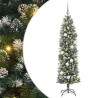 Arbre de Noël artificiel slim avec 300 LED Vert et blanc 180 cm 542319542319