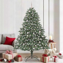 Sapin de Noël artificiel Vert 210 cm PVC, plastique et acier 542331542331