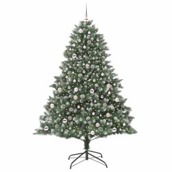 Sapin de Noël artificiel Vert 210 cm PVC, plastique et acier 542331542331