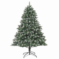 Sapin de Noël artificiel Vert 210 cm PVC, plastique et acier 542331542331