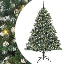 Sapin de Noël artificiel Vert 210 cm PVC, plastique et acier 542387542387