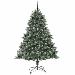 Sapin de Noël artificiel Vert 210 cm PVC, plastique et acier 542387542387