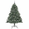 Sapin de Noël artificiel Vert 210 cm PVC, plastique et acier 542387542387