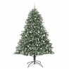Sapin de Noël artificiel Vert 210 cm PVC, plastique et acier 542388542388