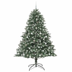 Sapin de Noël artificiel Vert 210 cm PVC, plastique et acier 542388542388