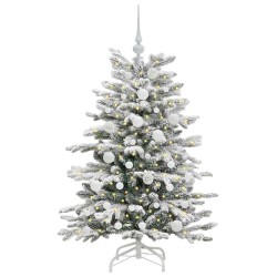 Sapin de Noël Artificiel à Branches Articulées Blanc 120 cm 542390542390