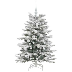 Sapin de Noël Artificiel à Branches Articulées Blanc 120 cm 542390542390