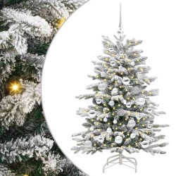 Sapin de Noël Artificiel à Branches Articulées Blanc 120 cm 542391542391