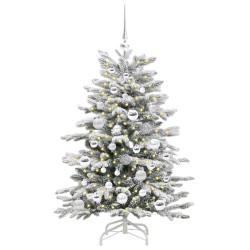 Sapin de Noël Artificiel à Branches Articulées Blanc 120 cm 542391542391