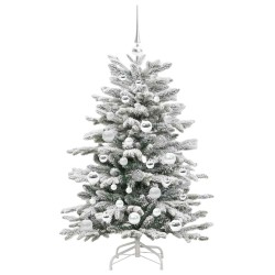 Sapin de Noël Artificiel à Branches Articulées Blanc 120 cm 542391542391
