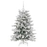 Sapin de Noël Artificiel à Branches Articulées Blanc 120 cm 542391542391