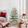 Sapin de Noël Artificiel à Branches Articulées Blanc 120 cm 542401542401