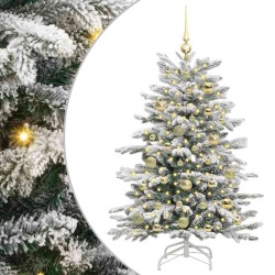 Sapin de Noël Artificiel à Branches Articulées Blanc 120 cm 542401542401