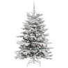 Sapin de Noël Artificiel à Branches Articulées Blanc 120 cm 542402542402