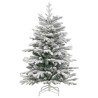 Sapin de Noël Artificiel à Branches Articulées Blanc 120 cm 542402542402